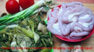 Để lòng luộc luôn thơm, trắng giòn chỉ cần cho vài giọt này