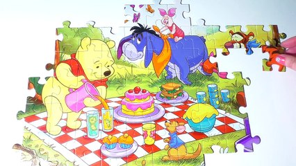 Disney WINNIE THE POOH Puzzle Games Pooh Bear Rompecabezas Clementoni Kids Learning Activities Toys