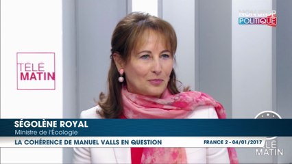 Primaire à gauche : Ségolène Royal moque le manque de cohérence de Manuel Valls en matière d’écologie