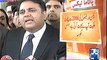 Fawad Chaudhary Media Talk Regarding Panama Case Hearing