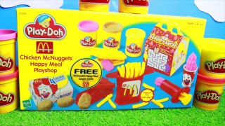 Baby Cooking McDonald's Play Kitchen COOKIE Maker Play-Doh Chicken McNuggets French Fries Happy Meal-mB5FGg-tmuM
