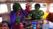 Doctor Spiderman Gummy Hands Boat Doctor Spiderman helping Sick Joker Superhero Movie in real life