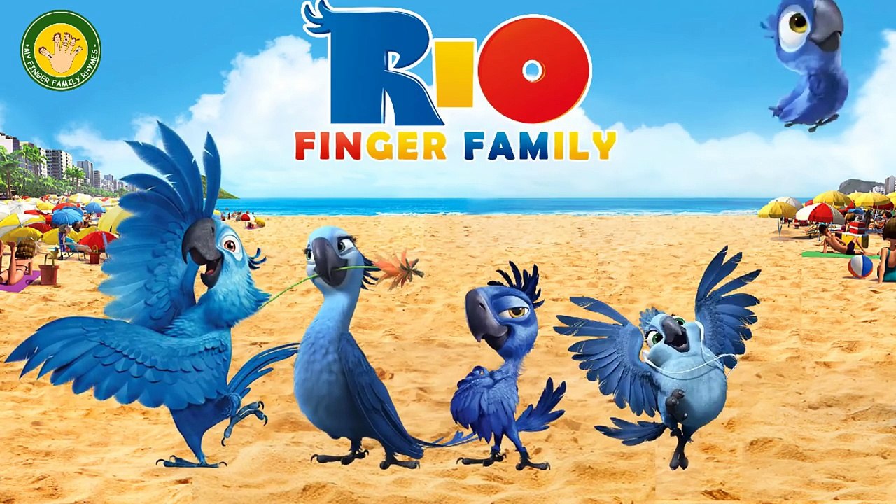 RIO Finger Family Nursery Rhymes for Children and Babies | MYFINGER FAMILY RHYMES