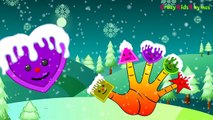 Christmas Songs for Kids | Christmas Cartoon Shapes Song | Shapes Finger Family Nursery Rhymes