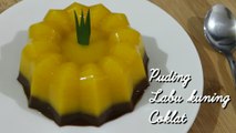 Cara membuat Puding labu kuning coklat