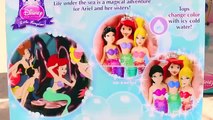 Ariel 39 s Floating Fountain Little Mermaid Sisters Color Changers amp Fairytale Float DisneyCarToys