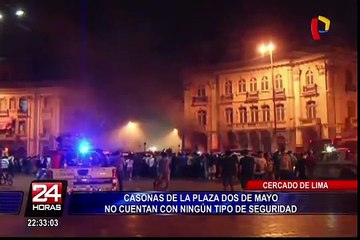Plaza Dos de Mayo: casonas no cuentan con ningún tipo de seguridad