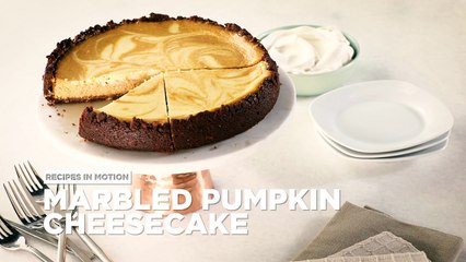 Dessert Recipes - How to Make Marbled Pumpkin Cheesecake