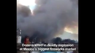 Dozens dead in Mexico fireworks market explosion