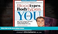Audiobook  Blood Types, Body Types And You (Revised   Expanded) For Kindle