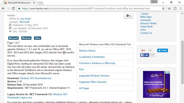 Download Windows 7 - 8.1 - 10 & MS Office Free from Microsoft without Product key