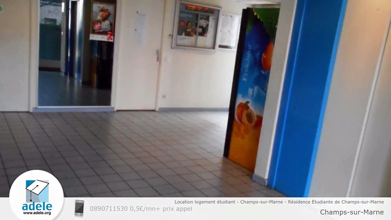 Location logement étudiant - Champs-sur-Marne - Résidence Etudiante de Champs-sur-Marne