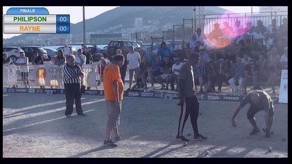 International à pétanque de la Ville d'Ajaccio juillet 2016 : Finale PHILPSON vs RAYNE