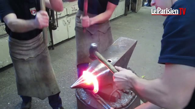 Les maréchaux-ferrants de la Garde républicaine