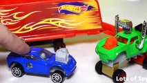 Hot wheels and Matchbox Toys, Surprise Eggs, Race Tracks, Trucks Lots of Toys