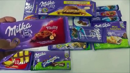 A lot of MILKA by CANDY LAND Messy Chocolate Episode