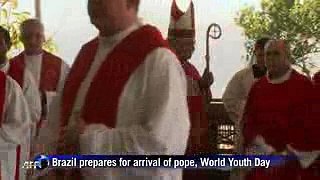 Brazil prepares for arrival of pope, World Youth Day