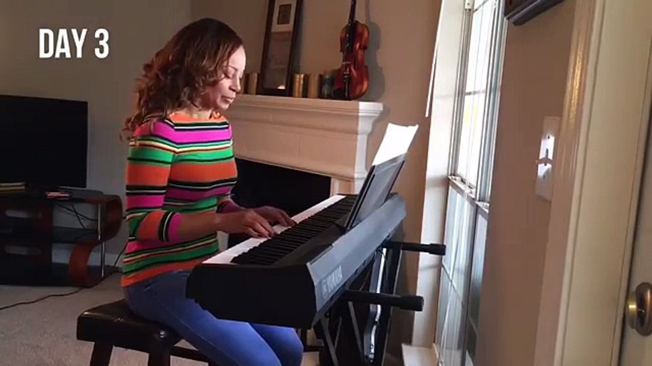Carol of the Bells 21 Day Piano Progress Video