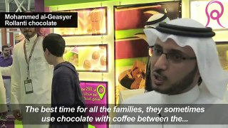 Saudis indulge sweet tooth at coffee, chocolate fair[1]