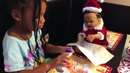 Bad Santa Attacks Bad Baby Transforms with Magic Wand Prank! Bad Baby Toy Freaks Mom Out-3LlbgY4R2MQ