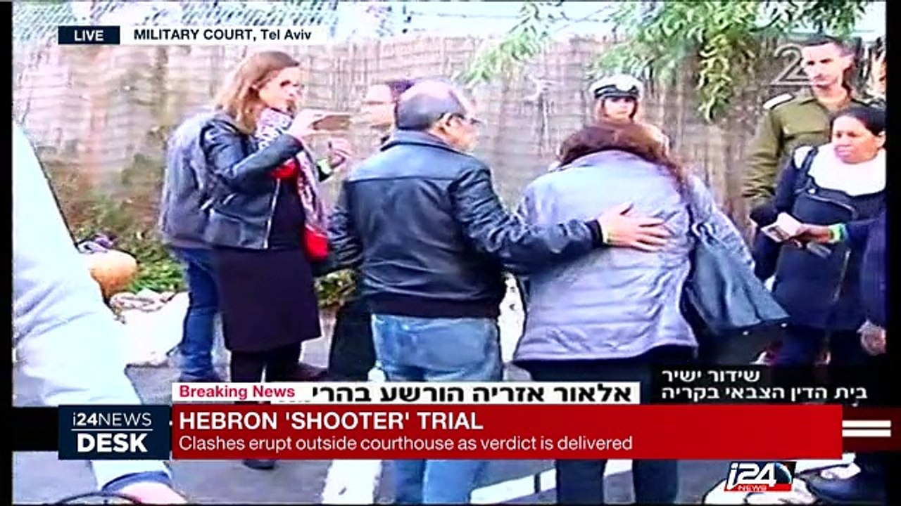 Elor Azaria convicted of manslaughter - I24news Desk - Part 2 - 01/04/2017