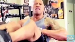 Dwayne Johnson Focus Training - Workout Fails Compilation (Best Funny Videos - Compilations)