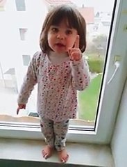 Little Cute Girls Mimics Imran Khan