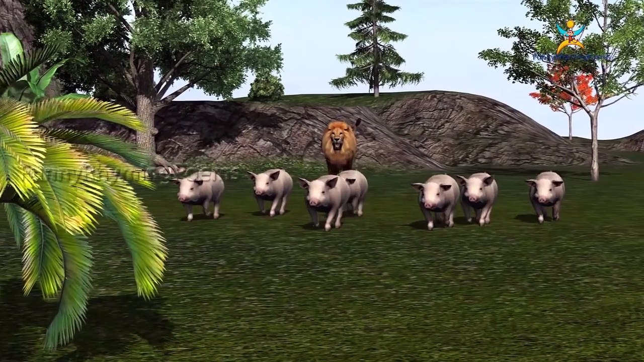 tiger V/S gorilla Finger family 3d rhyme | Animated Nursery Children Finger Family song