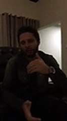 Shahid Afridi's message for fans and the entire Pakistani nation