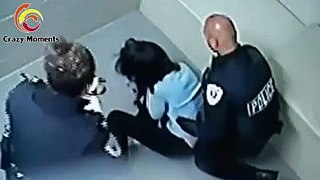 American Police Disrespects to Female in Prison