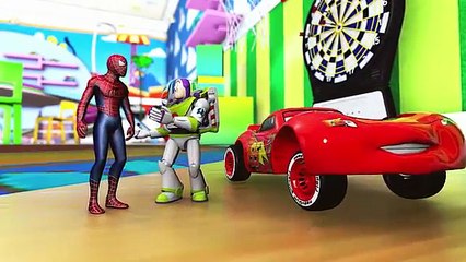 New Dance amazing princess McQueen Cars 2 Mickey Mouse Frozen Spiderman Buzz Hulk Lightyear full HD