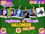 Princesses Vs Villains Halloween Challenge - Disney Frozen Games for Girls