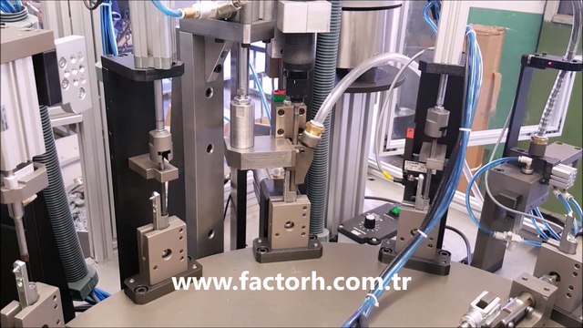 FACTORH OTOMASYON - VHS Kanat Alt Menteşe Montaj Makinası