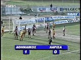 15η Αθηναϊκός-ΑΕΛ 1-1 1993-94 Mega (Λεπτό προς λεπτό)