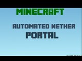 Minecraft Tutorial • How to make a Automated Nether Portal