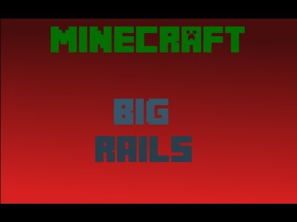 Minecraft Building Tutorial • Big Rails