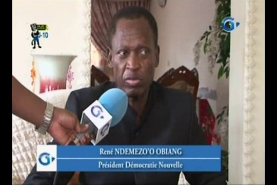 Le pr du parti politique Démocratie Nouvelle René NDemezo’o Obiang souhaite ses voeux les meilleurs au peuple Gabonais