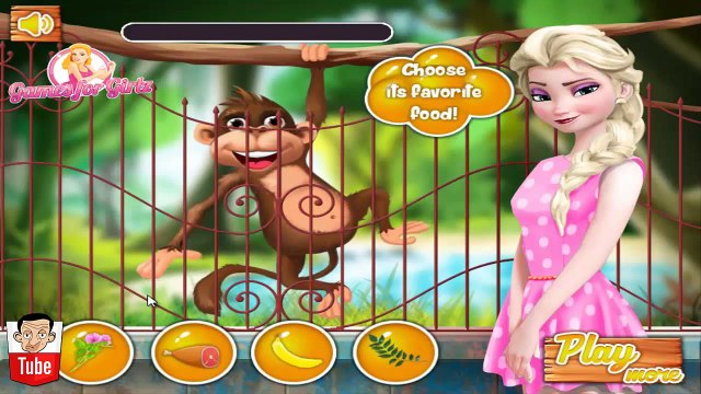 ᴴᴰ ღ Frozen Elsa at the Zoo ღ - Frozen Princess Elsa Game - Baby Games (ST)