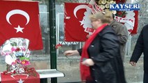 HOLLANDA KAYSERİLİLER DERNEĞİ TERÖRÜ LANETLEYİP ŞEHİTLERİMİZİ ANDI