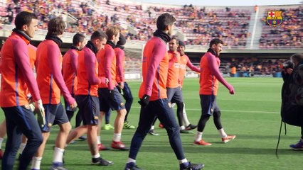 [BEHIND THE SCENES] FC Barcelona's most extraordinary training session of the year