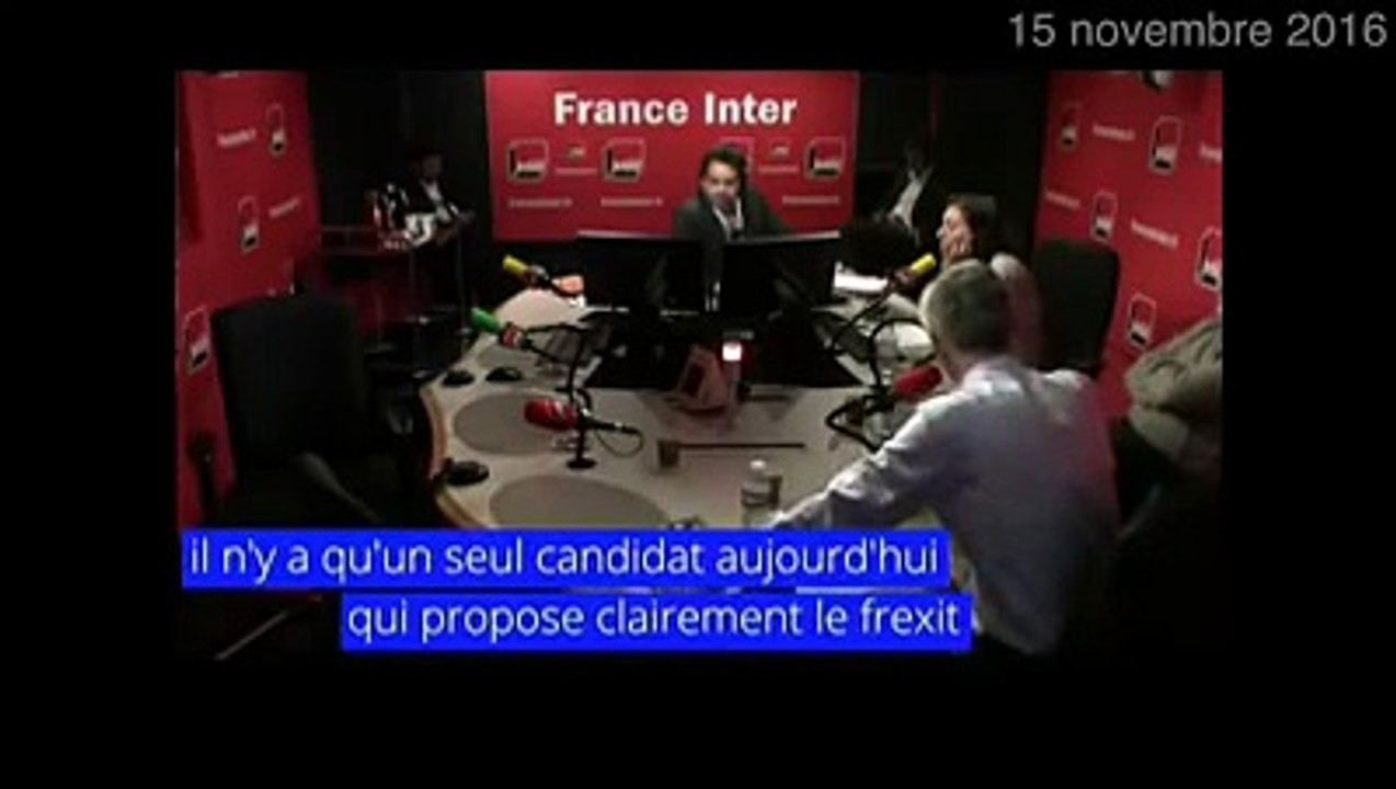 François Asselineau provoque un gros MALAISE sur France Inter !