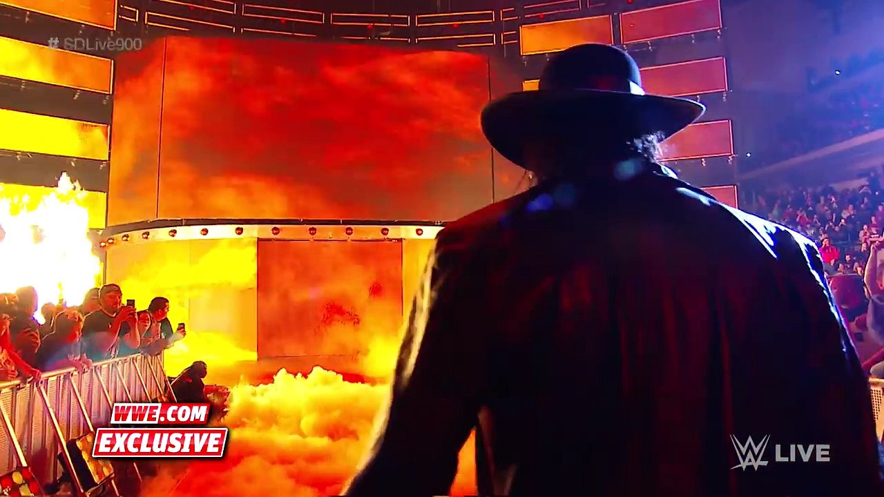 The Undertaker and Kane stand together, moments after SmackDown LIVE- Nov. 15, 2016