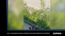 Un policier lillois balance le portable d’un jeune homme après un contrôle (Vidéo)