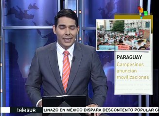 Campesinos paraguayos repudian por desalojo violento