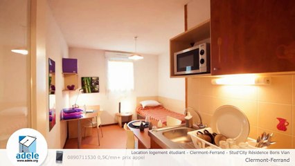 Location logement étudiant - Clermont-Ferrand - Stud'City Résidence Boris Vian