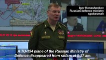 Russian military jet crashes with 92 onboard