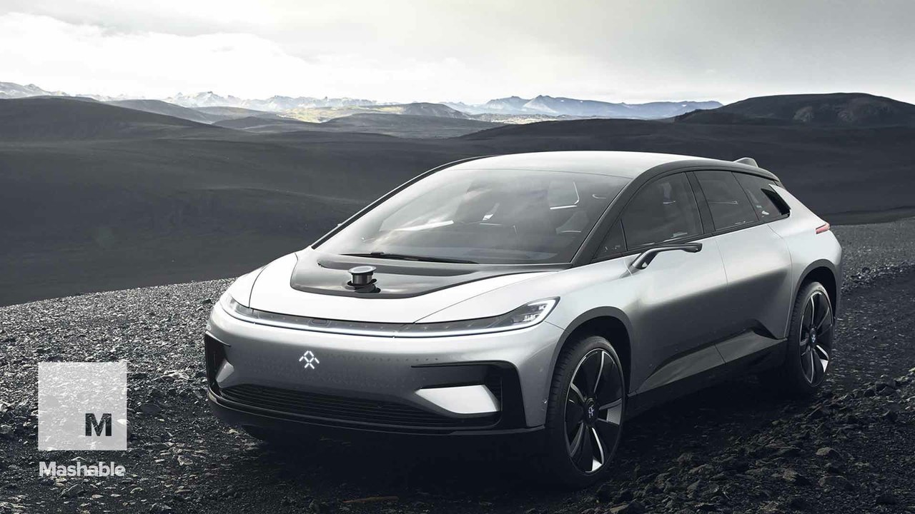 Faraday Future just unveiled a super fast Tesla competitor — here's what it looks like