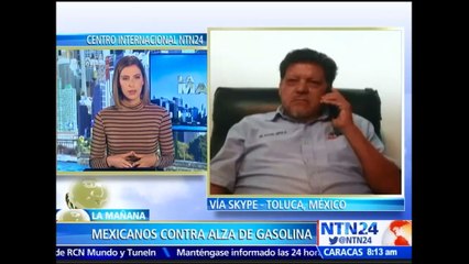 Presidente de la Organización de Transportistas de México advierte que las protestas contra el alza en el precio del combustible “van a continuar”