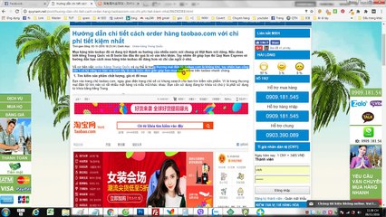 Quý Nam JSC - Hướng dẫn order hàng taobao.com