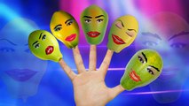 Finger Family Nursery Rhymes Papaya Fruit Cartoon | Finger Family Rhymes For Children